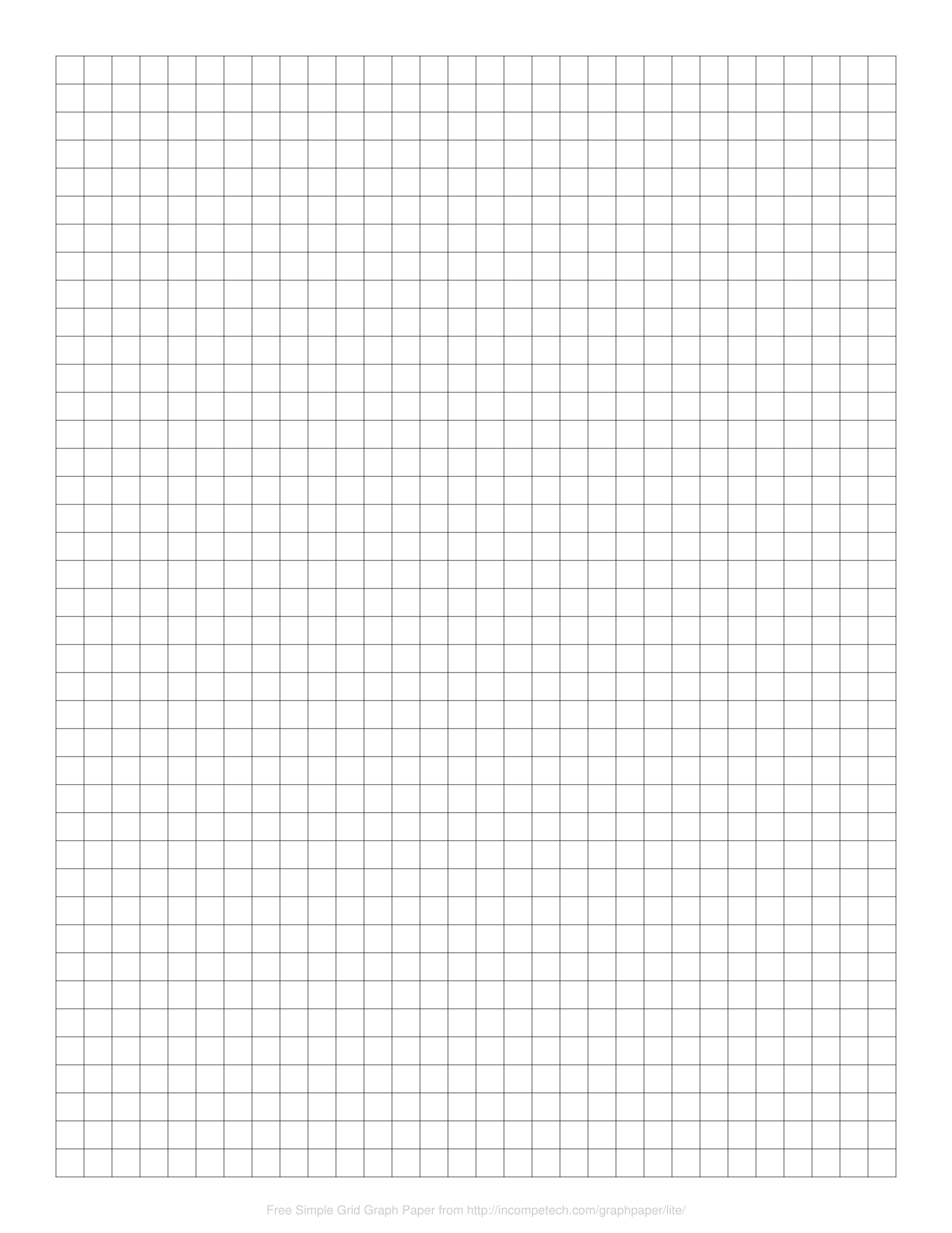 Simple Grid Graph Paper Generator Simple Grid Graph Paper Generator